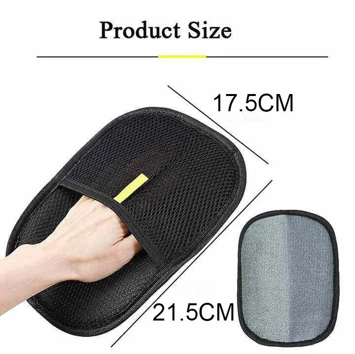 2-Pack Pet Grooming & Deshedding Gloves