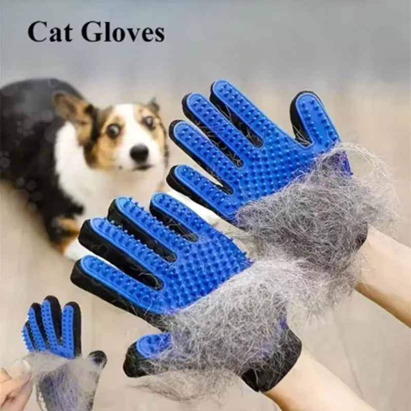 2-Pack Pet Grooming & Deshedding Gloves