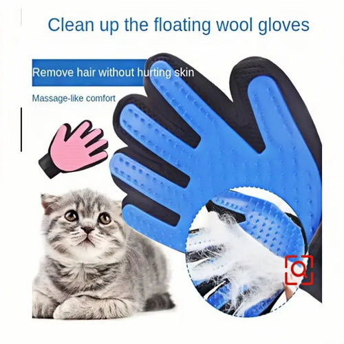 2-Pack Pet Grooming & Deshedding Gloves
