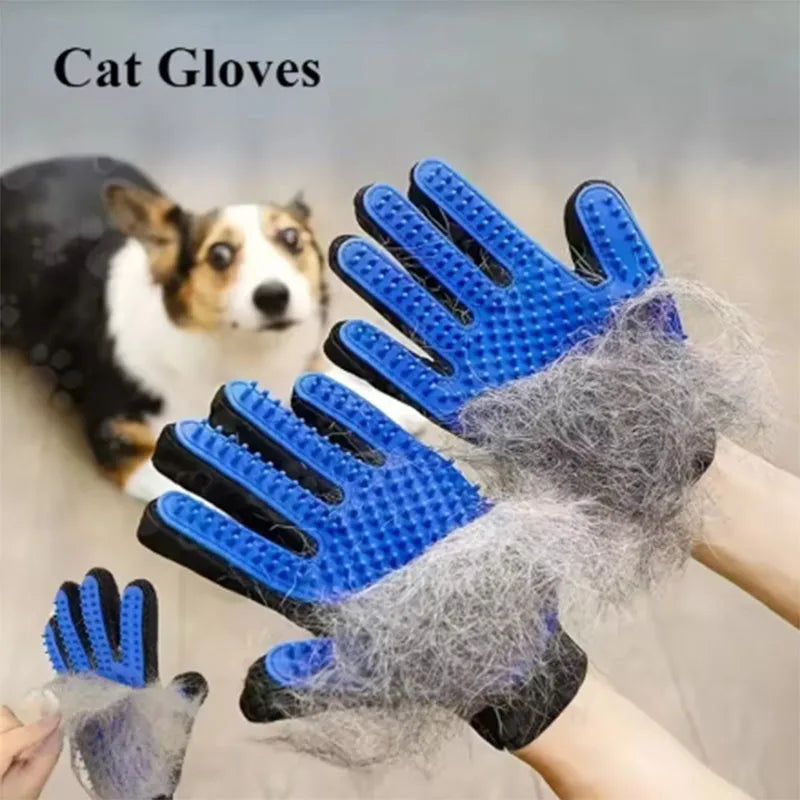2-Pack Pet Grooming & Deshedding Gloves